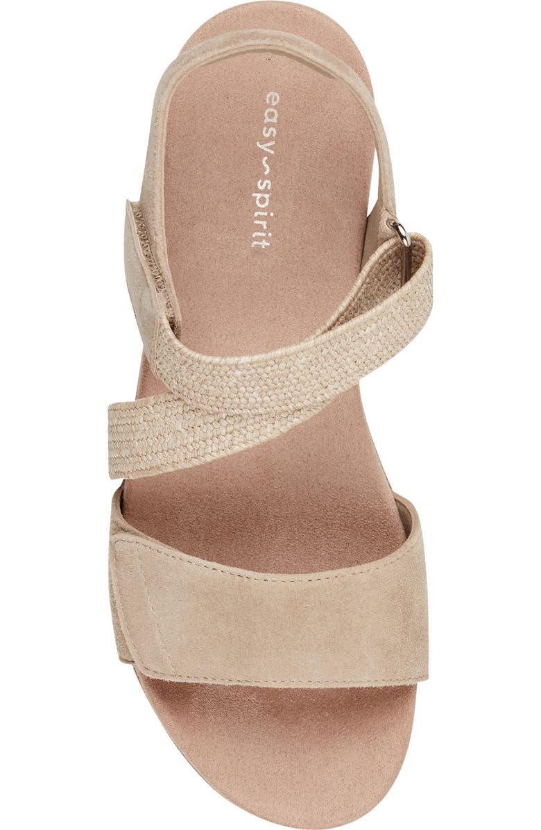 Easy Spirit Hillary Ankle Strap Sandal, Alternate, color, Light Natural