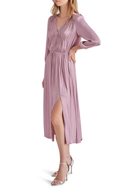 Steve Madden Arlene Midi Dress In Mauve Shadows