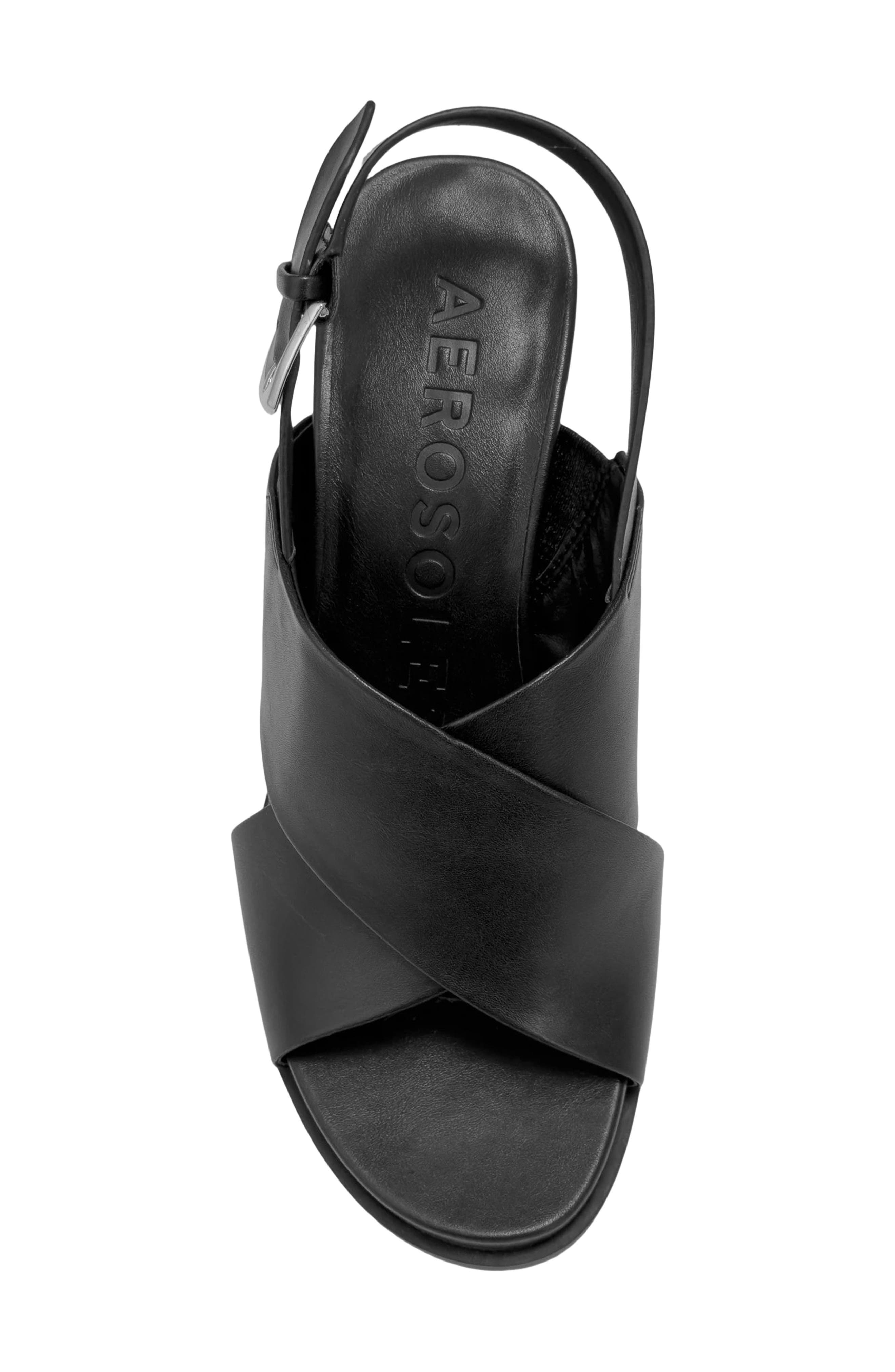 Aerosoles Dayonara Wedge Sandal, Alternate, color, Black