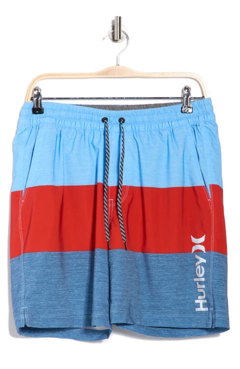 Colorblocked Volley Swim Trunks