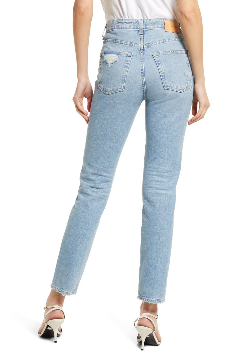 Alexxis High Waist Slim Fit Jeans, Alternate, color, 23 YEARS FACADE
