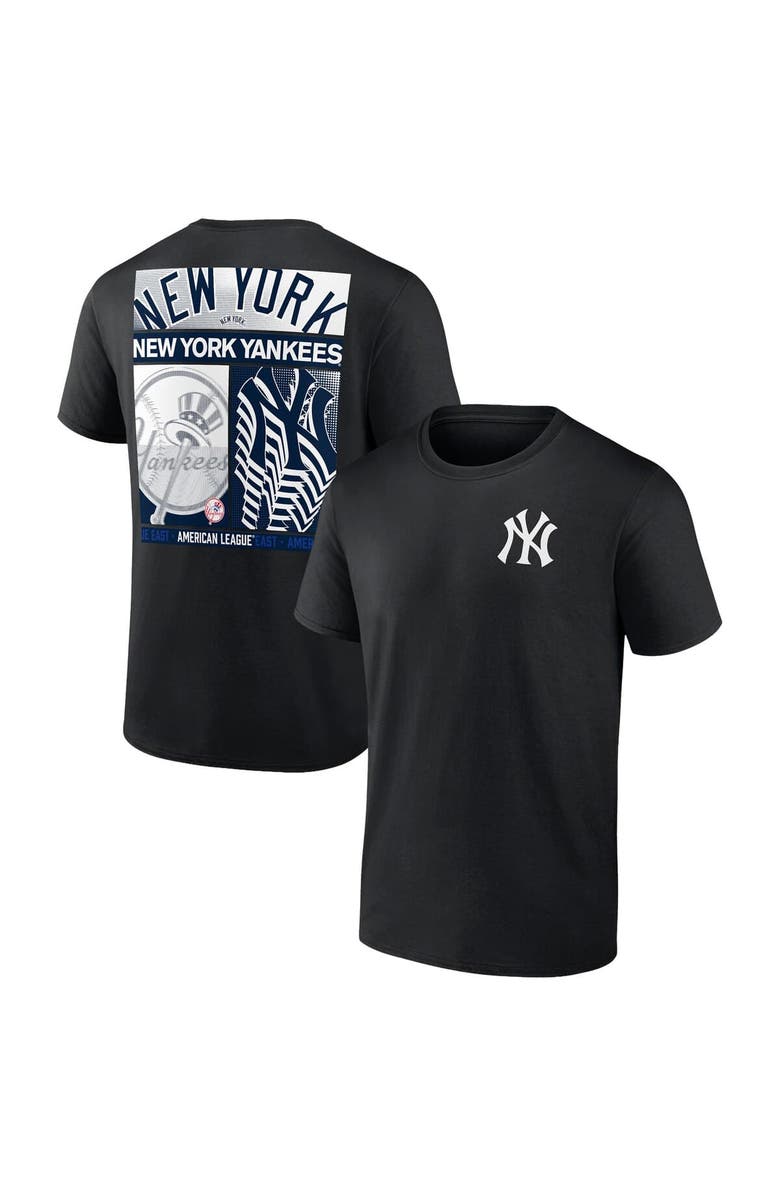 FANATICS Men's Profile Black New York Yankees Big & Tall Two-Sided Graphic T-Shirt, Main, color, Black