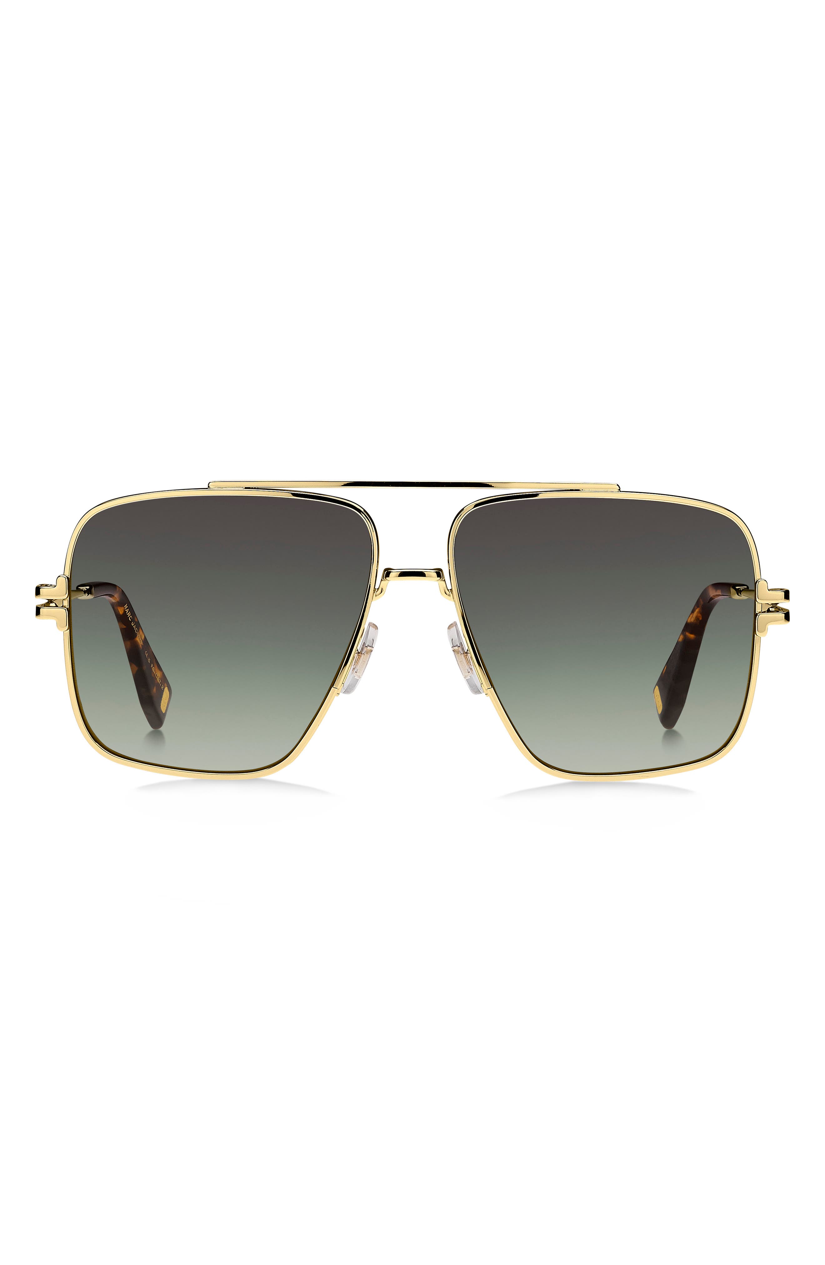 59mm Gradient Square Sunglasses with Chain