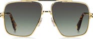 Marc Jacobs 59mm Gradient Square Sunglasses with Chain