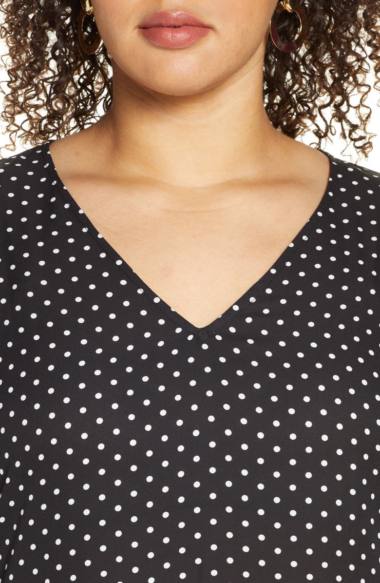 Halogen<sup>®</sup> V-Neck Blouse, Alternate, color, 