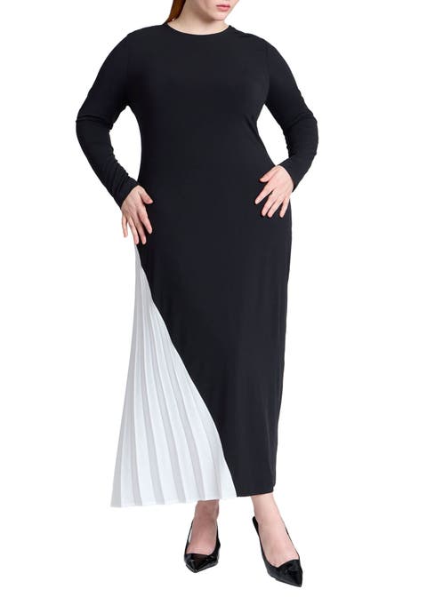 Maxi Dress With Pleat (Plus Available)