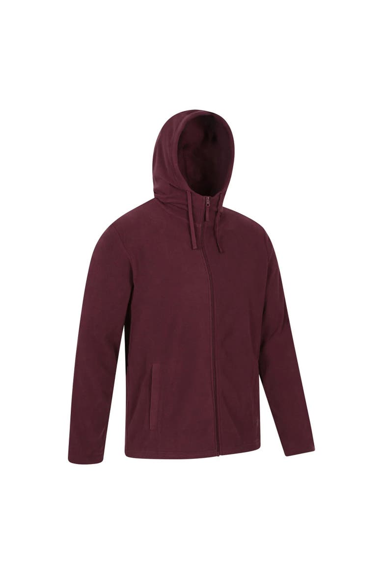 Camber Fleece Full Zip Hoodie, Alternate, color, Burgundy