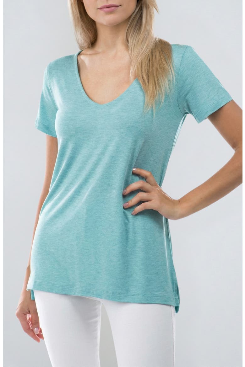 V-Neck T-Shirt, Main, color, BLUE RADIANCE