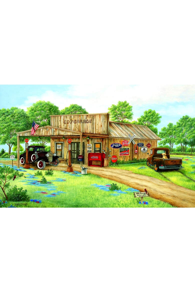 Ed's Garage 550 piece Jigsaw Puzzle for Adults, Alternate, color, Multicolor