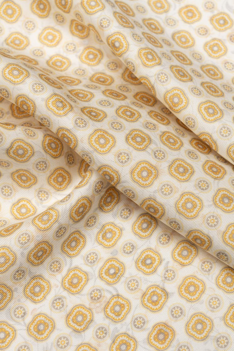 Italo - Double Sided Silk Pocket Square for Men, Alternate, color, Yellow