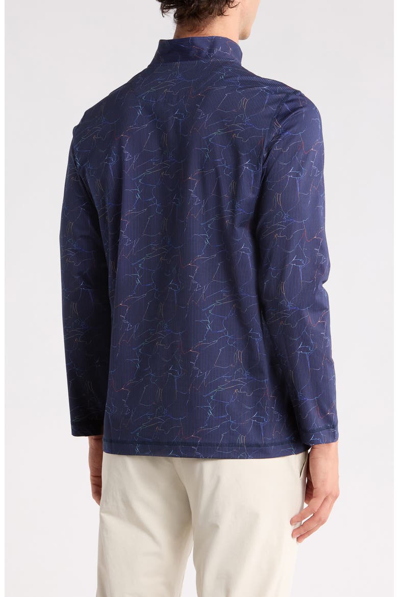 Rib Half Zip Pullover, Alternate, color, MIDNIGHT