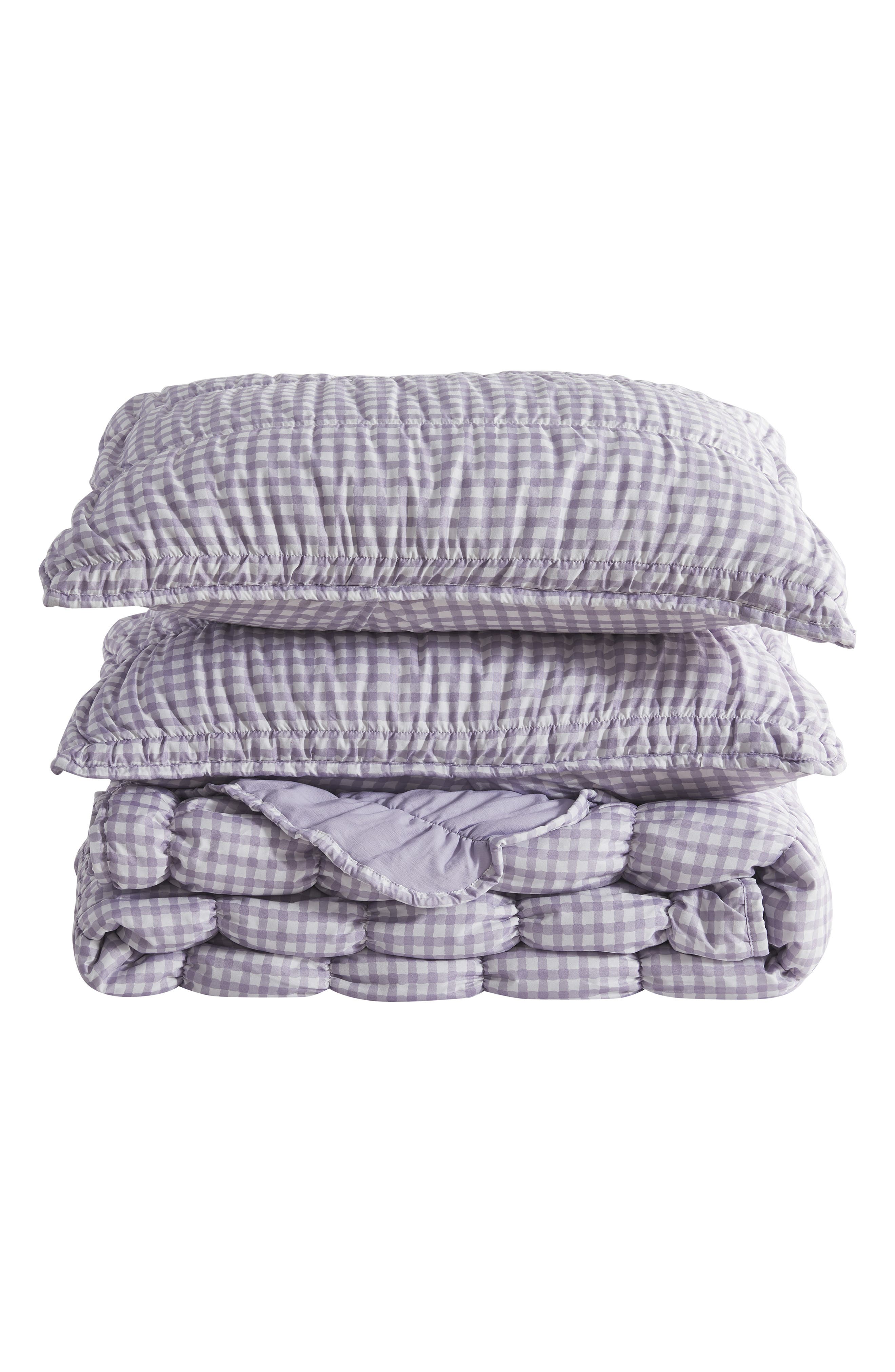Woven & Weft Gingham Quilt Set
