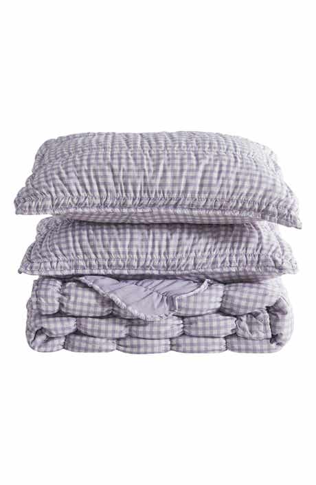 Woven & Weft Gingham Quilt Set