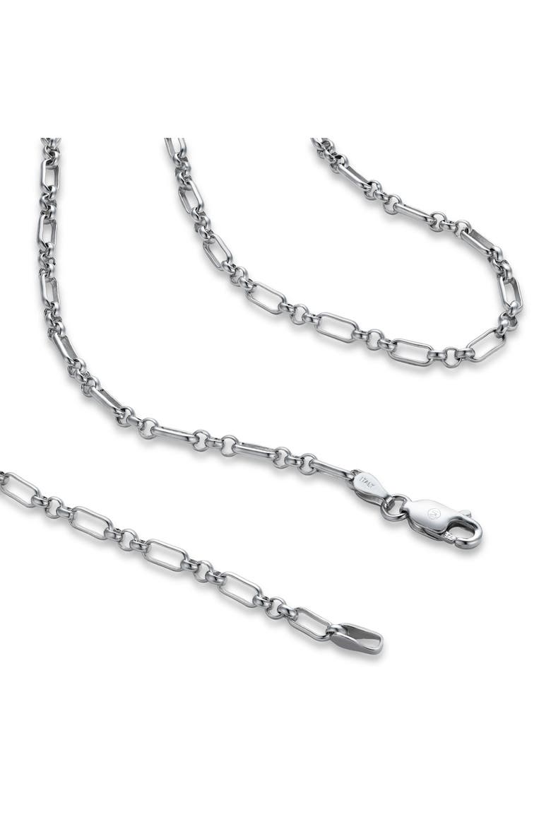 Yozora Link Chain Necklace 925 Silver, Alternate, color, Sterling Silver