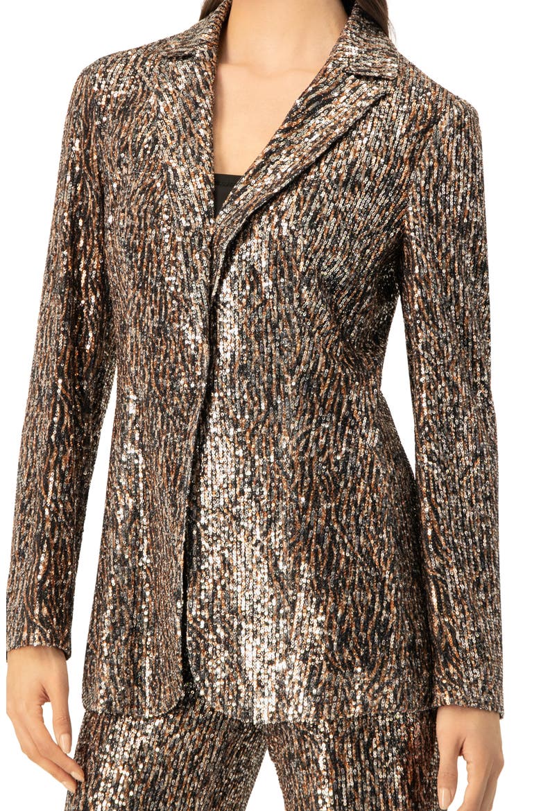 Sequin Blazer, Alternate, color, Multicolor