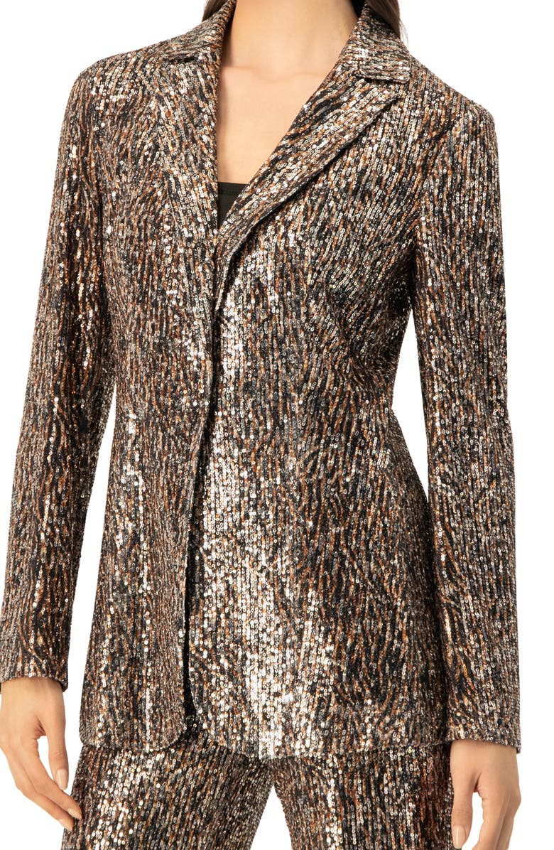 IVONNE Sequin Blazer, Alternate, color, Multicolor