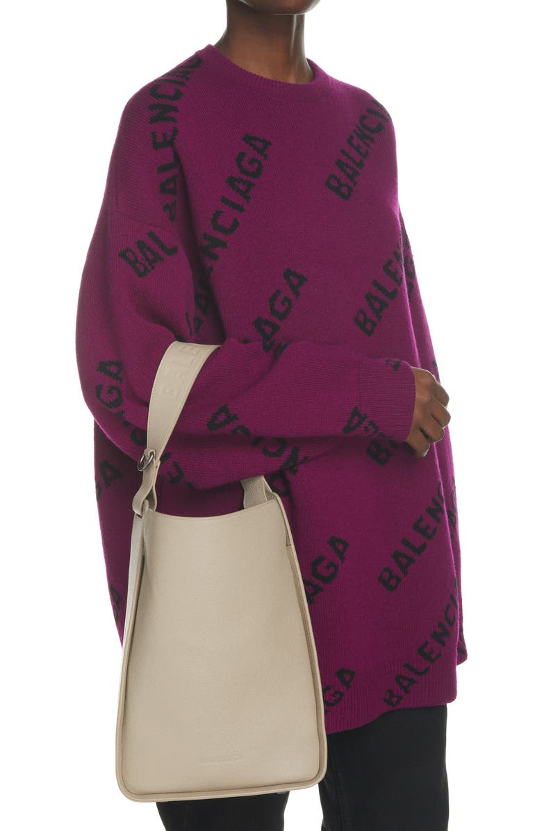 Balenciaga Leather Tote, Alternate, color,