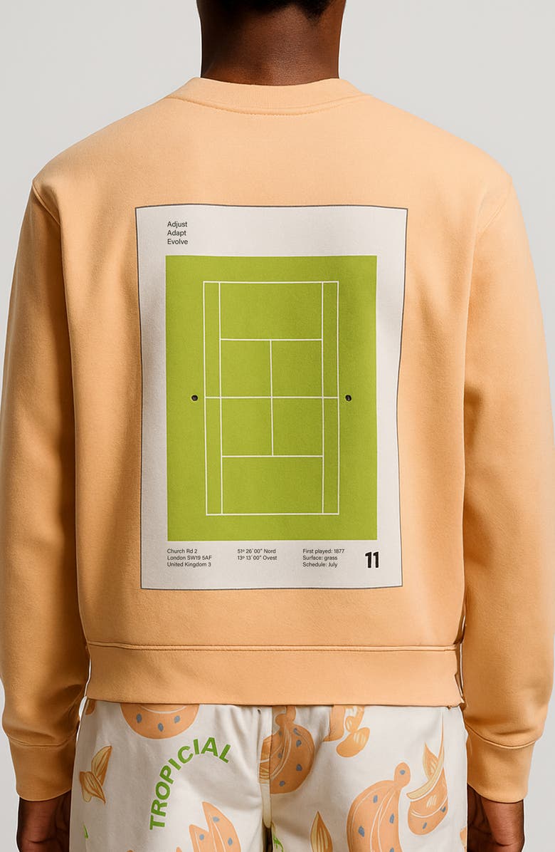 D.RT Homecourt Cotton Sweatshirt, Alternate, color, Peach