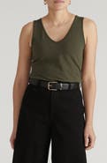 Universal Standard Double V Stretch Cotton Tank