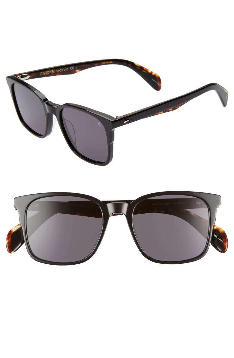 rag & bone 52mm Retro Sunglasses, Main, color,