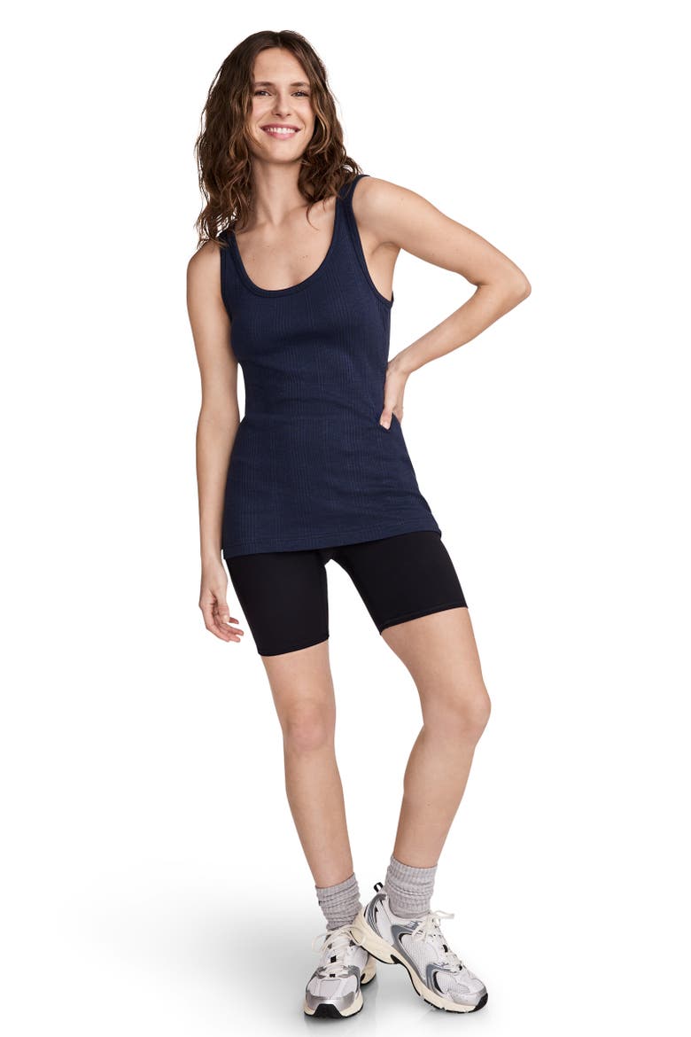 Women's Rib Tank, Alternate, color, Jockey Blue