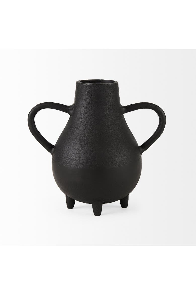 Cyrus Vase Decorative Object, Alternate, color, Black