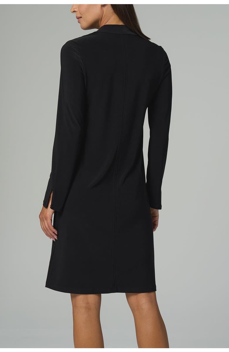 Franne Golde Luxe Stretch Long Sleeve Midi Dress, Alternate, color,