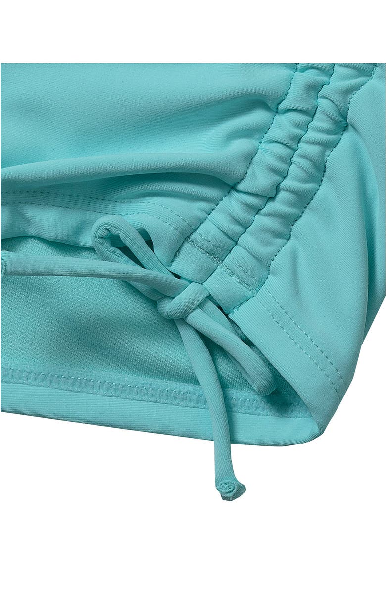 Lands' End Girls Chlorine Resistant Ruched Swim Boyshort, Alternate, color, 