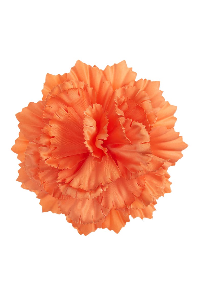 Dhalia Flower Hair Pin, Main, color, ORANGE YELLOW
