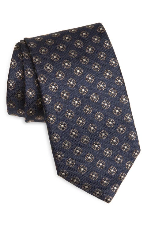 Medallion Silk Tie