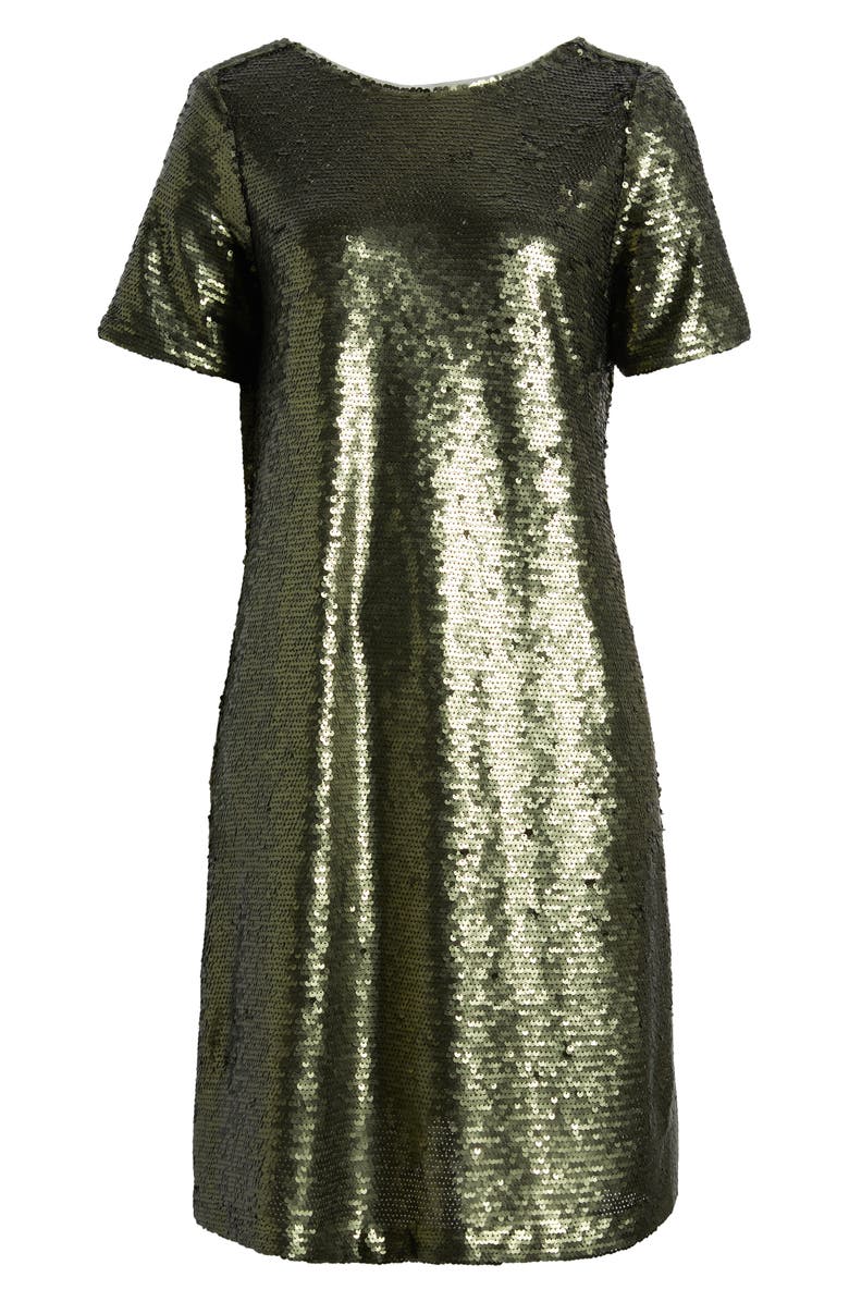 Anne Klein Sequin T-Shirt Dress, Alternate, color,