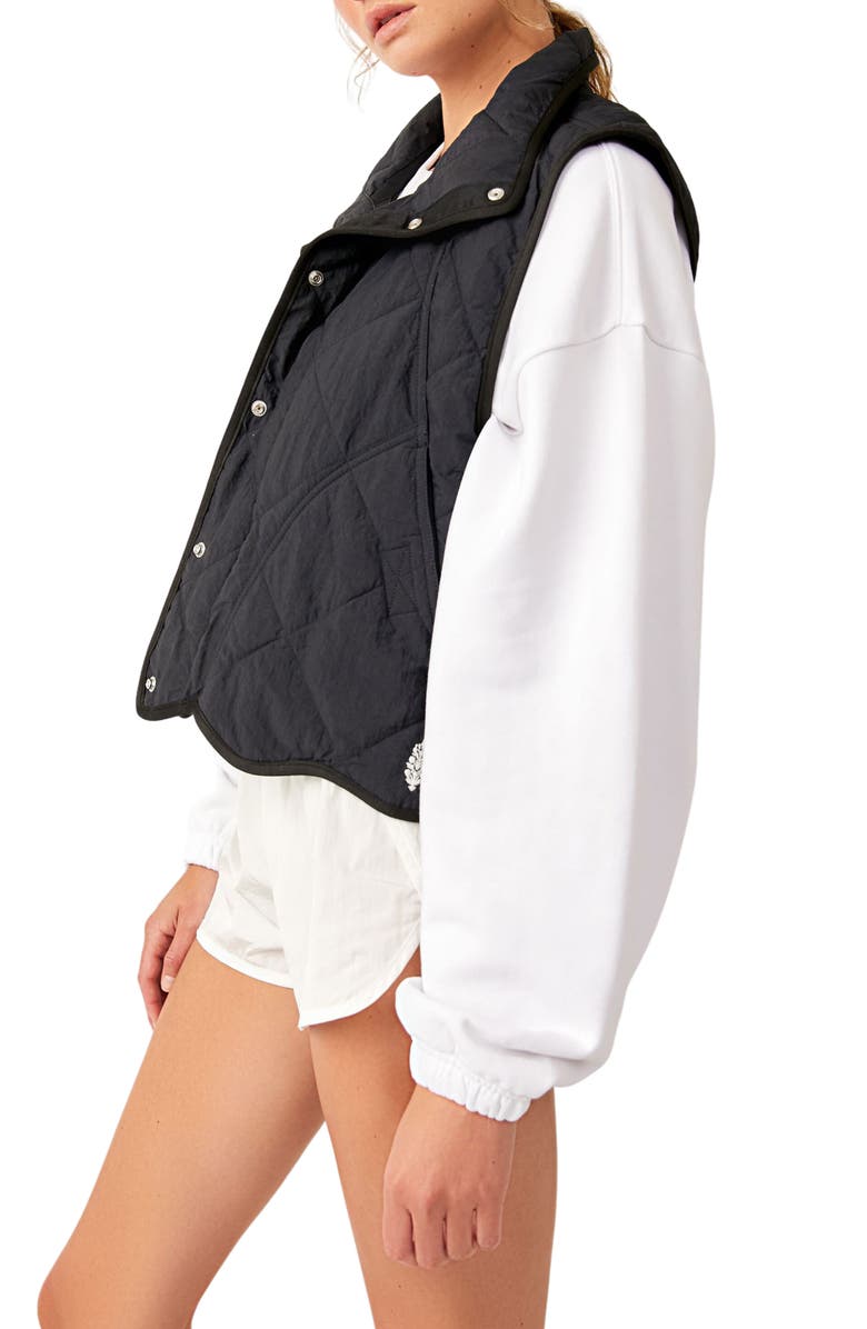 FP Movement by Free People Quinn Quilted Crop Puffer Vest, Alternate, color, 