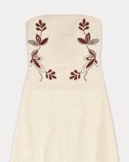 Fortela Anouk Embroidered Linen Dress