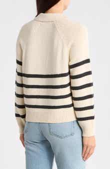 Berkeley Stripe Wool Blend Sweater Polo