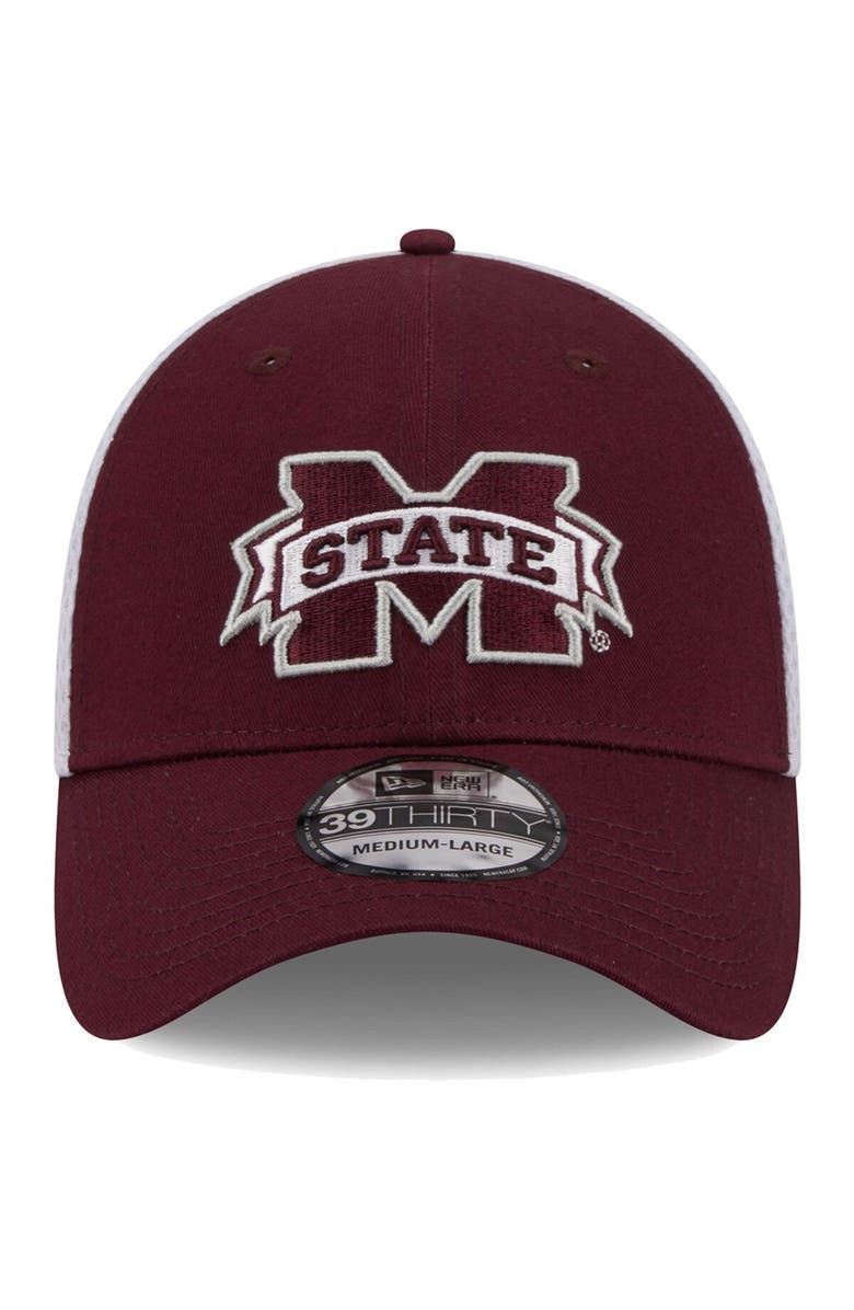 New Era Men's New Era Maroon Mississippi State Bulldogs Evergreen Neo 39THIRTY Flex Hat, Alternate, color, Maroon