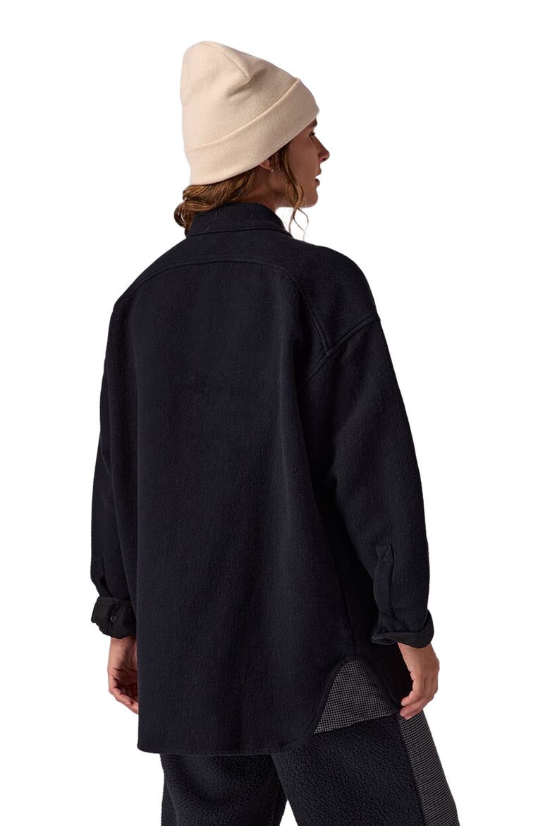 Venture Stretch Flannel Jacket - Women's, Alternate, color, Black