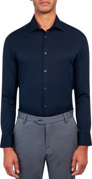 Brooklyn Brigade Slim Fit Solid Performance Dress Shirt