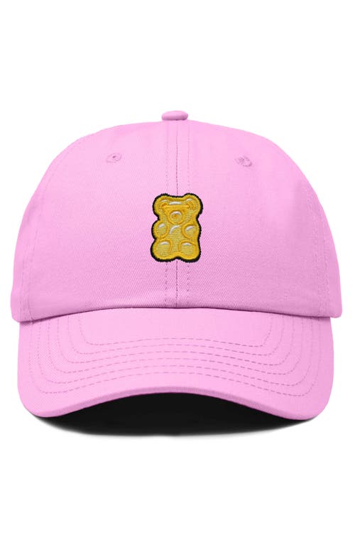 DALIX DALIX YELLOW GUMMY EMBROIDERED DAD CAP 
