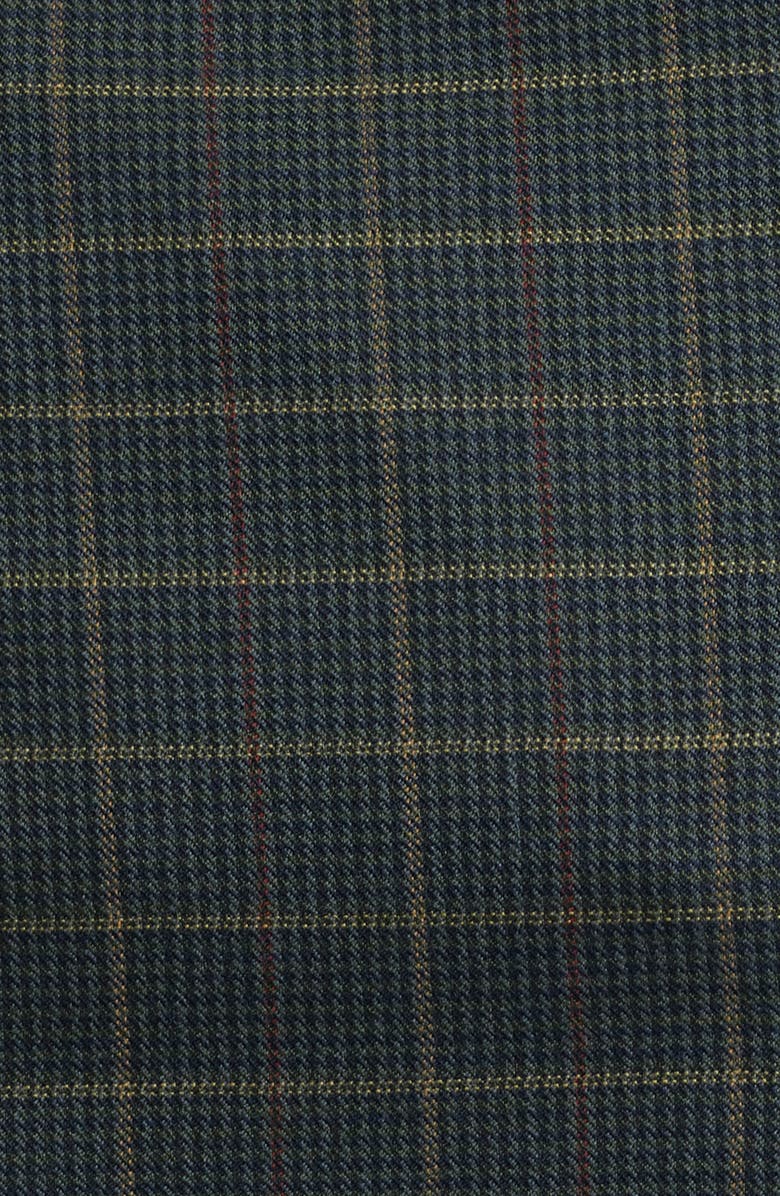 rag & bone Slade Plaid Crop Wool Blend Blazer, Alternate, color, Green Multi Plaid