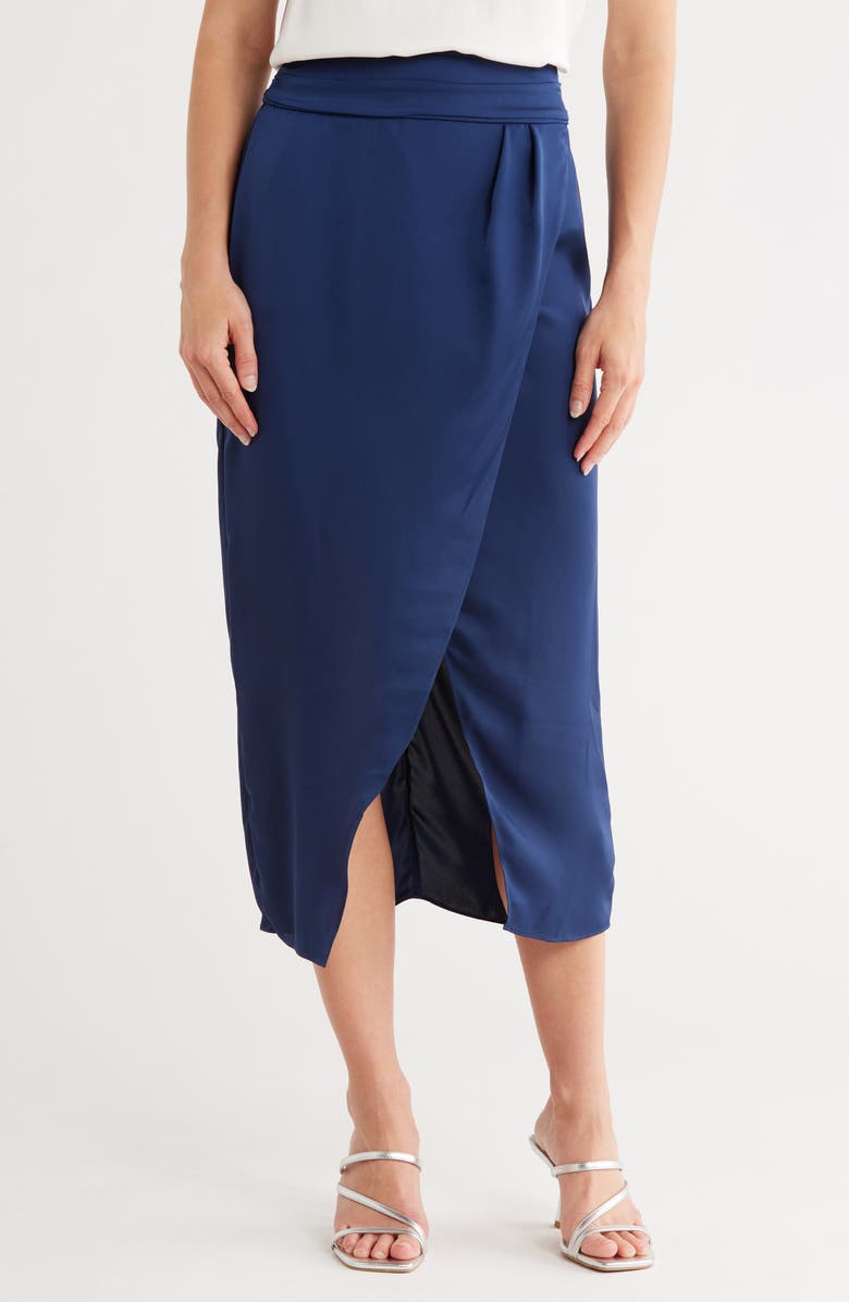 Ramy Brook Zula Maxi Skirt, Main, color, Spring Navy