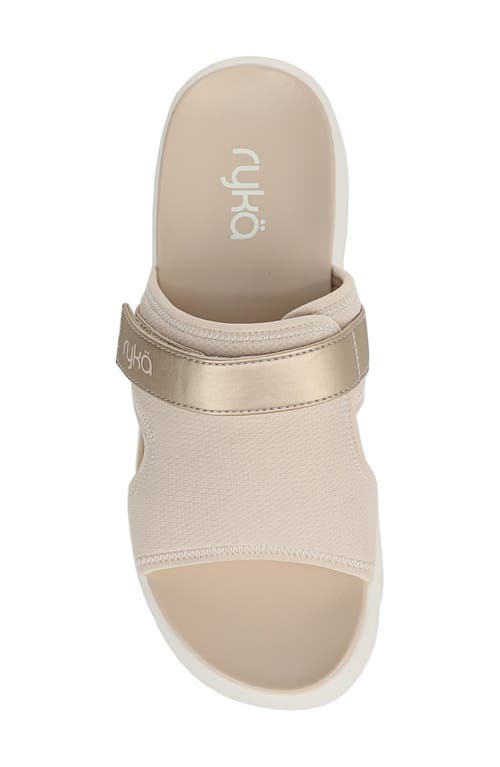 Ryka Women's Brilliant Sport Slide Sandals In Tapioca Beige