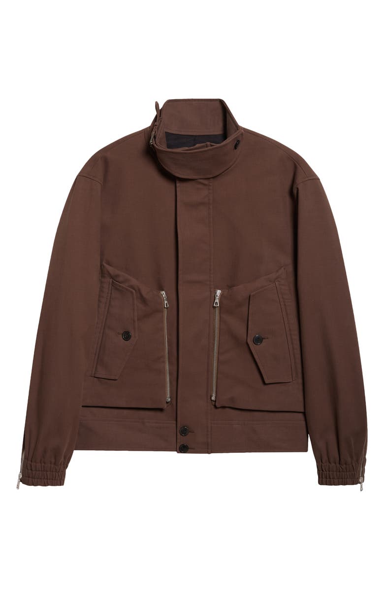 Dries Van Noten Venice Layered Pocket Jacket, Alternate, color, Mud