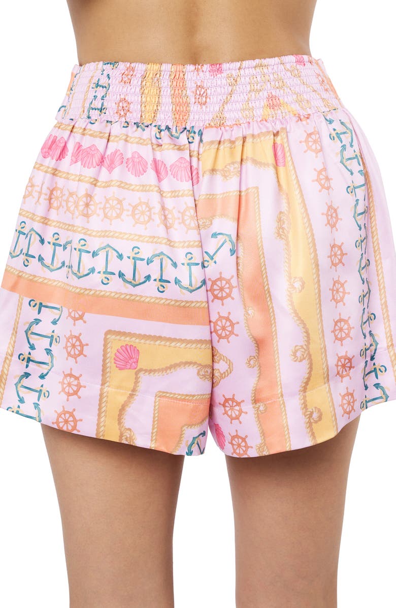 CIEBON Arden Mixed Print Skort, Alternate, color, Pink Multi