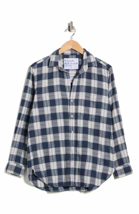 Frank & Eileen Joedy Plaid Boyfriend Button-Up Shirt