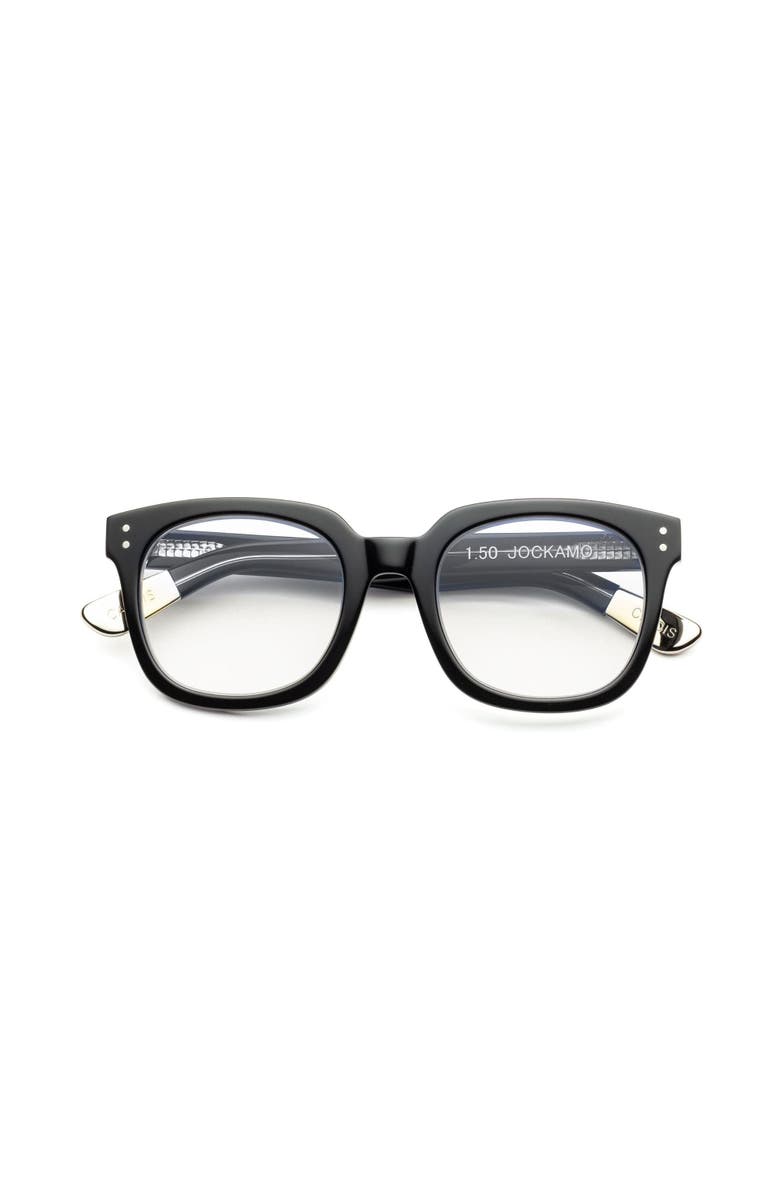Caddis Jockamo | Reading Glasses, Main, color, Gloss Black And Vodka