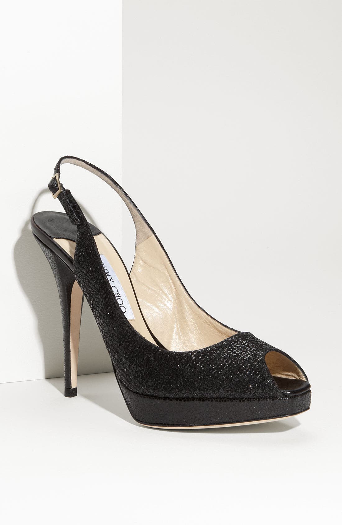 Jimmy Choo 'Clue' Glitter Slingback Pump, Main, color, 
