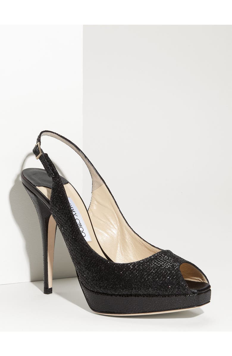 Jimmy Choo 'Clue' Glitter Slingback Pump, Main, color,