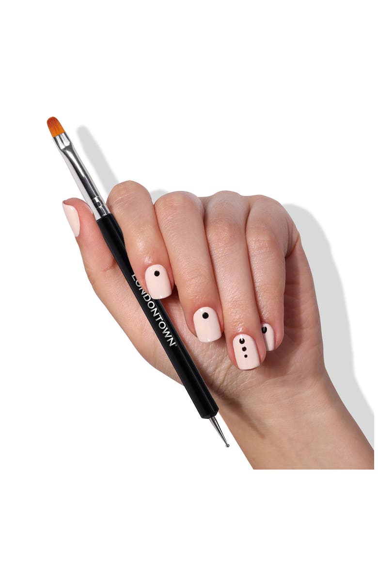 Dot Detail Nail Art, Alternate, color, NONE