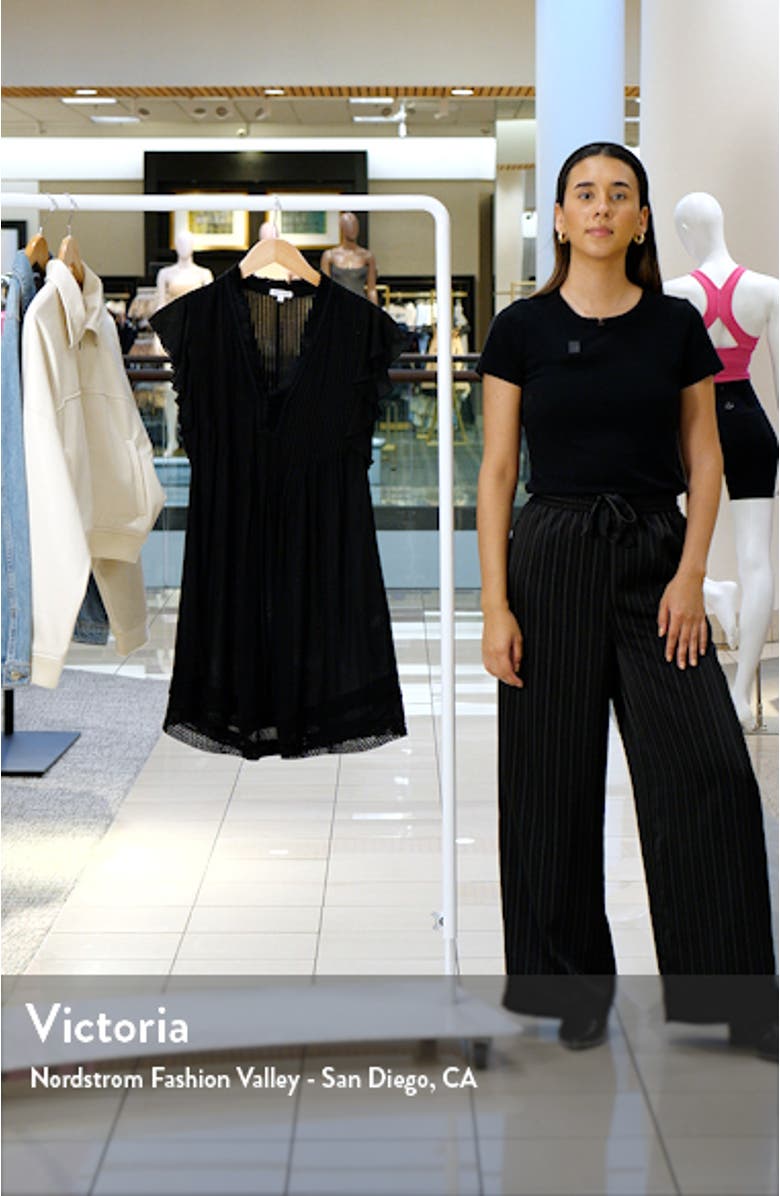 Sasha Floral Cover-Up Minidress, sales video thumbnail