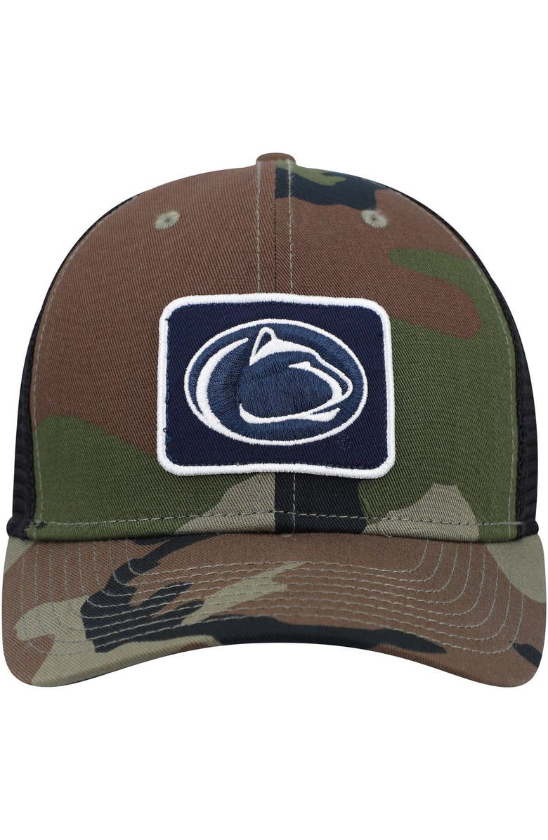 Nike Men's Nike Camo/Black Penn State Nittany Lions Classic99 Trucker Snapback Hat, Alternate, color,